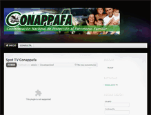 Tablet Screenshot of conappafa.net